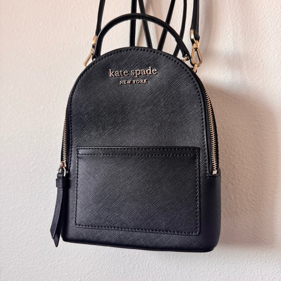 Kate Spade Cameron Mini Convertible Black Backpack - Picture 5 of 12